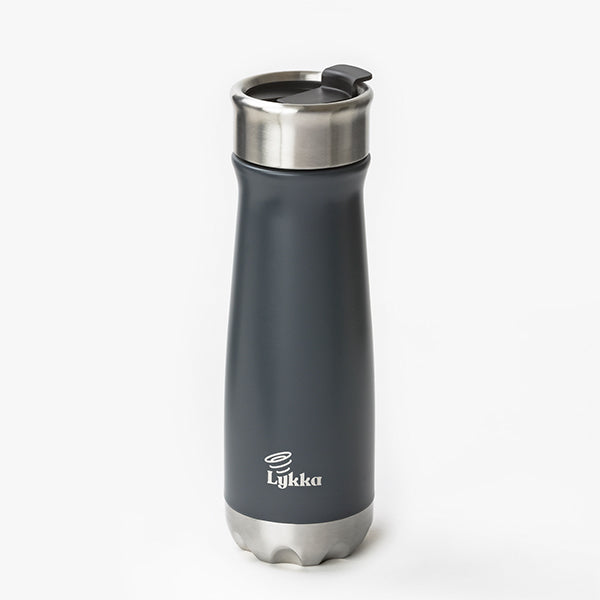 Lykka Original 630ml/21oz Shakes Up Your Beverage Game (Dark Night Grey)